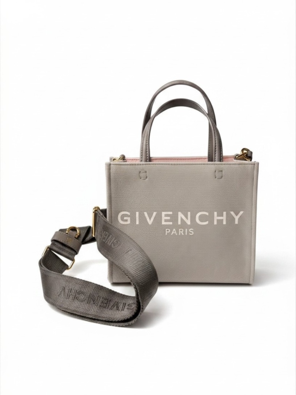 Givenchy Mini G Tote Shopping Bag In Canvas